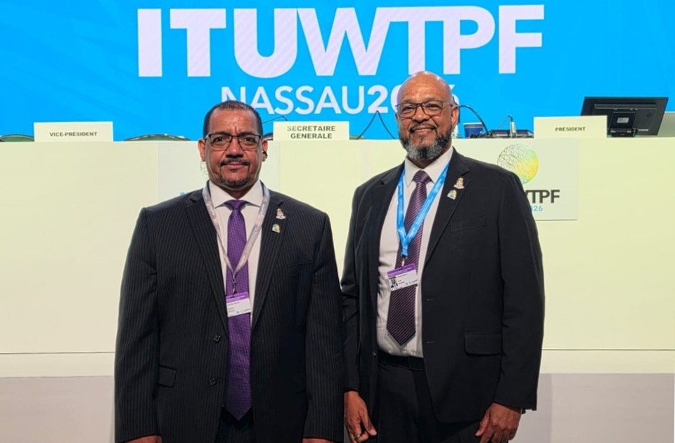 Minister for Finance & Economic Development Hon. Rolston Anglin and Minister for Social Development & Innovation Hon. Isaac Rankine represented the Cayman Islands at WTPF-26